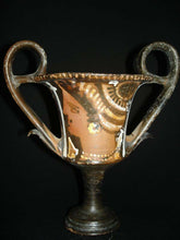 Ancient Apulian Kantharos , Greek Red-Figure Pottery