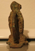 Ancient Egyptian Bronze Cobra - Solar Disc Headdress Ex Gustav Jequier 1868-1946