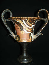 Ancient Apulian Kantharos , Greek Red-Figure Pottery