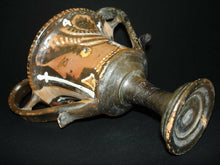 Ancient Apulian Kantharos , Greek Red-Figure Pottery