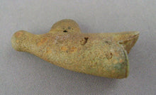 Ancient Egyptian Faience Hedjet Crown Amulet, New Kingdom Ex. Gustave Jéquier