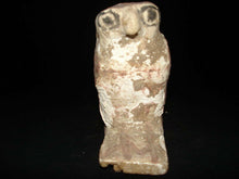 Ancient Egyptian Polychrome Painted Wood Falcon Horus