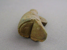 Ancient Egyptian Faience Hedjet Crown Amulet, New Kingdom Ex. Gustave Jéquier