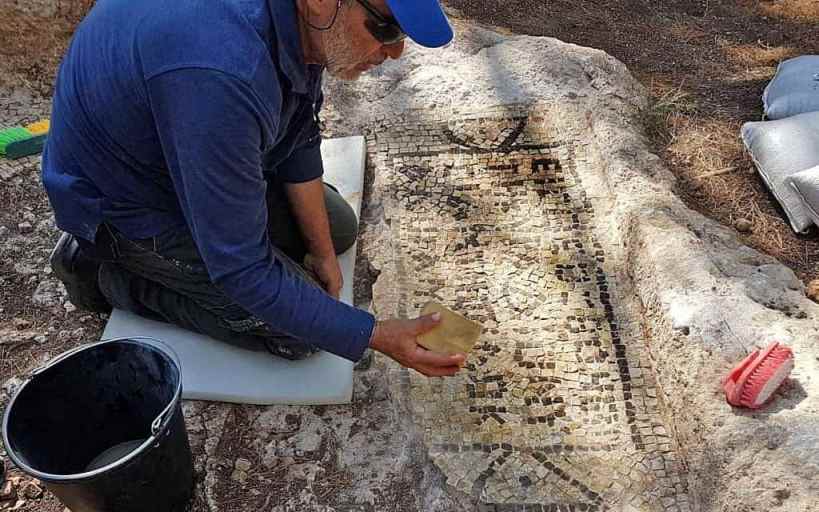 1,600-year-old Greek inscription discovered at Ancient site of Israel