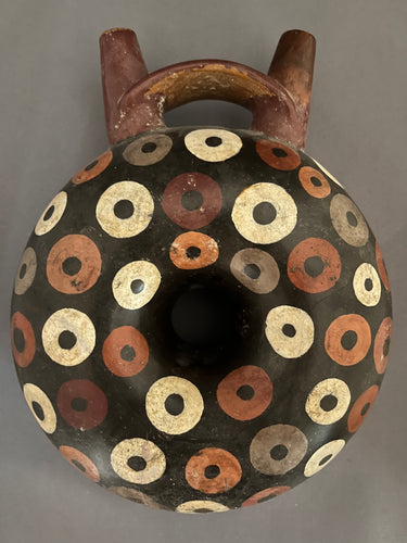 Nazca Double Spouted Canteen Vessel