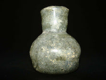 Roman Squat Glass Bottle  Vetro Antico Romano