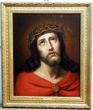 Antique Retablo "The Divine Face" of Jesus Christ