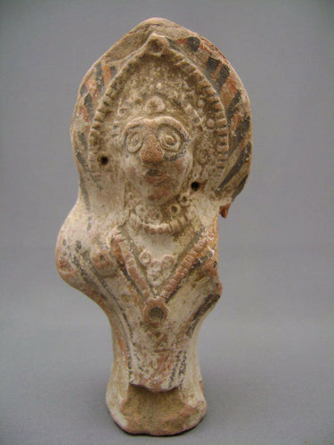 Coptic Terracotta of a Woman Ex. Gustave Jéquier (1868-1946)