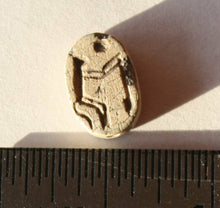 Ancient Egyptian Bead with Baboon and Nefer symbol - Scarab Ex. Gustav Jequier (1868-1946)