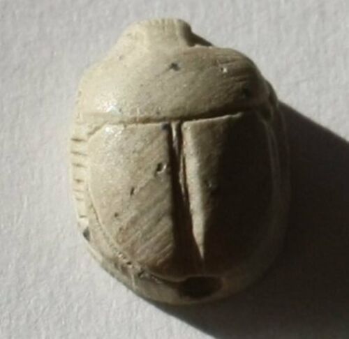 Ancient Egyptian Steatite Scarab with Apis Bull