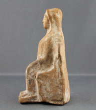 Ancient Greek Terracotta Statuette of a Seated Woman