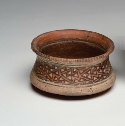 Ancient Ica-Chincha bowl with abstract design - Peru Precolumbian Art