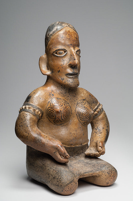 Tattooed Ancient Jalisco Female Figure circa 100 BC