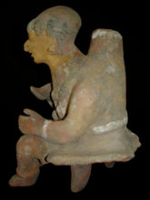 Ancient Jama Coaque Seated Shaman Figure