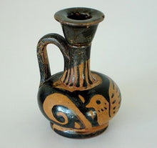 Apulian Red-Figure Lekythos with Dove, Ancient Greek Pottery