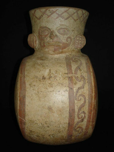 Moche Figure Drum Vessel - Ancient Moche IV-V