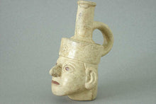 Mochica Head Vessel, Moche I , circa 200 AD -Pre-columbian Art Peru
