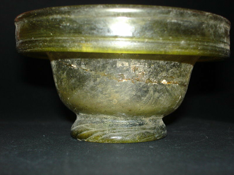 Ancient Roman Patellae Glass : Coppa Vetro Romano