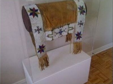 Sioux Saddle Blanket Ex. The Niagara Falls Museum - Native American Indian