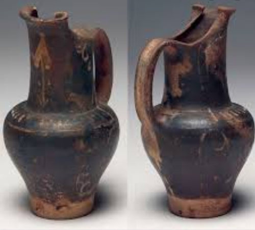 Etruscan Beaked Oinochoe Pottery