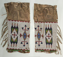 Sioux Beaded Hide Leggings - Native American