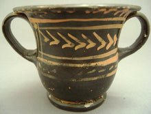 Greek Magna Graecia Xenon Ware Kantharos , Apulian Ceramic  Vasi Apuli