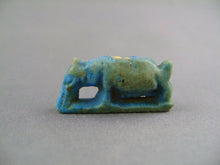Egyptian Faience Amulet of Sky Goddess Nut as a Sow Ex Gustave Jéquier (1868-1946)