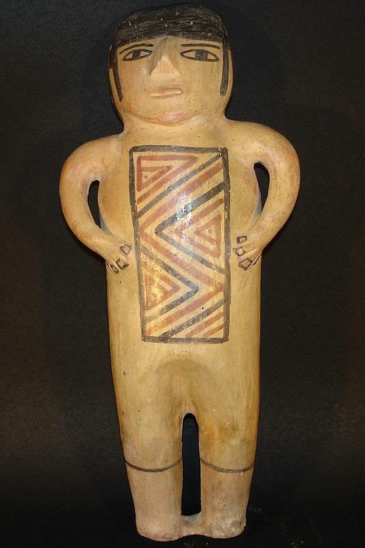 Nazca Pottery Doll figure  from Peru - Rare and large