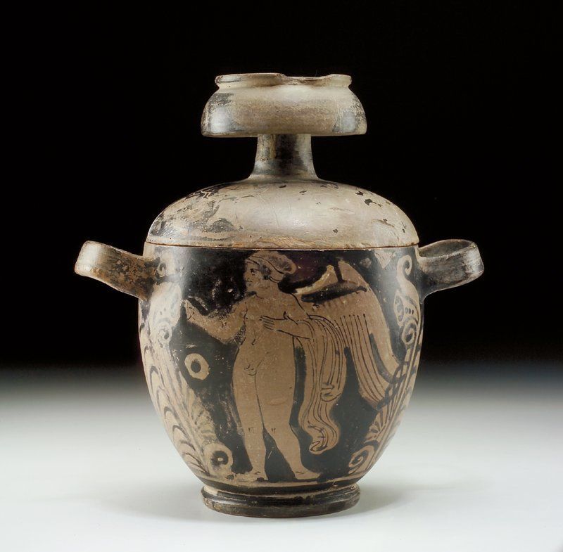 Ancient Sicilian Skyphoid Pyxis, Greek Magna Graecia – Galleria